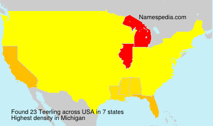 Surname Teerling in USA Surname Teerling in USA