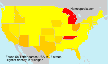 Surname Teffer in USA Surname Teffer in USA