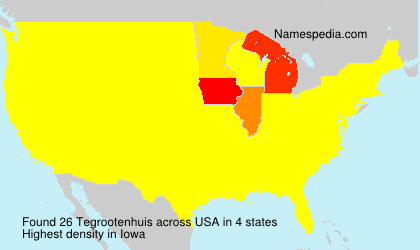 Surname Tegrootenhuis in USA Surname Tegrootenhuis in USA
