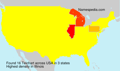 Surname Teichart in USA Surname Teichart in USA