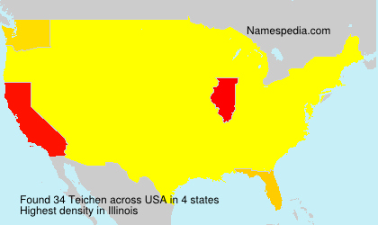 Surname Teichen in USA Surname Teichen in USA