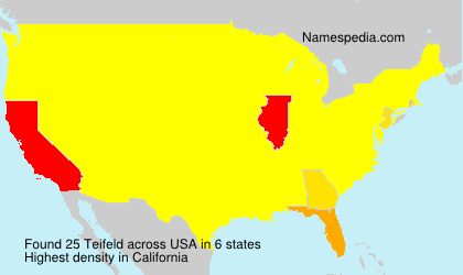 Surname Teifeld in USA Surname Teifeld in USA