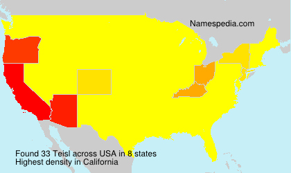 Surname Teisl in USA Surname Teisl in USA