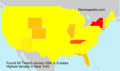 Surname Teitsch in USA Surname Teitsch in USA
