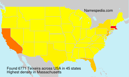 Surname Teixeira in USA Surname Teixeira in USA