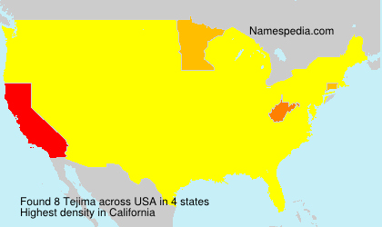 Surname Tejima in USA Surname Tejima in USA