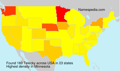 Surname Telecky in USA Surname Telecky in USA