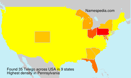 Surname Telego in USA