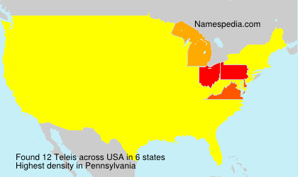 Surname Teleis in USA Surname Teleis in USA