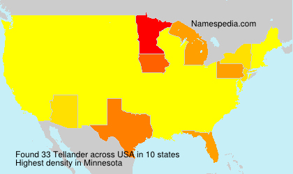 Surname Tellander in USA Surname Tellander in USA