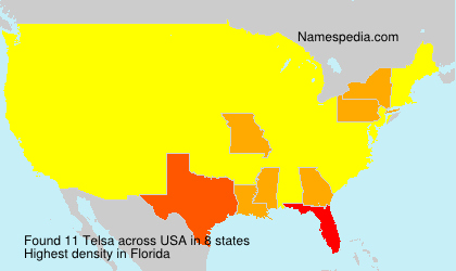 Surname Telsa in USA Surname Telsa in USA