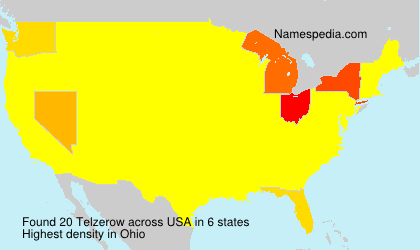 Surname Telzerow in USA Surname Telzerow in USA