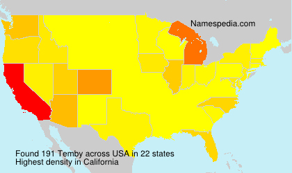Surname Temby in USA Surname Temby in USA