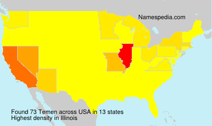 Surname Temen in USA