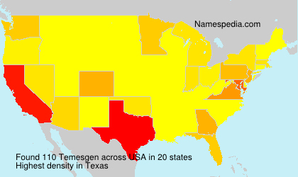 Surname Temesgen in USA Surname Temesgen in USA