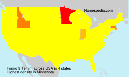Surname Temim in USA Surname Temim in USA