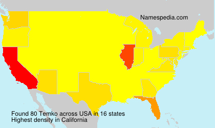 Surname Temko in USA Surname Temko in USA