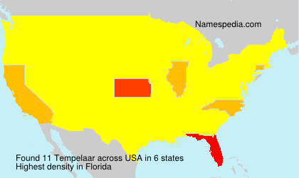 Surname Tempelaar in USA Surname Tempelaar in USA