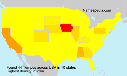 Surname Tempus in USA Surname Tempus in USA