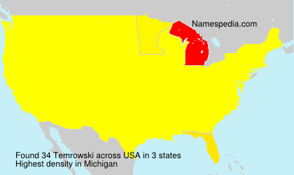 Surname Temrowski in USA Surname Temrowski in USA