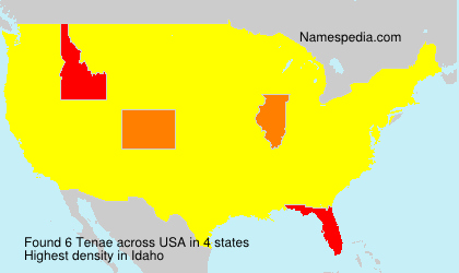 Surname Tenae in USA Surname Tenae in USA