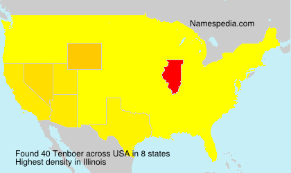 Surname Tenboer in USA Surname Tenboer in USA