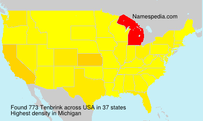 Surname Tenbrink in USA Surname Tenbrink in USA