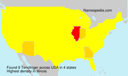 Surname Tenclinger in USA Surname Tenclinger in USA