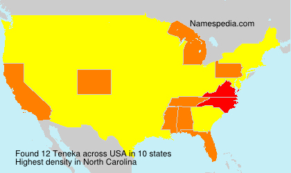 Surname Teneka in USA Surname Teneka in USA