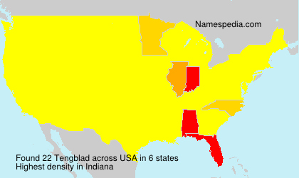 Surname Tengblad in USA Surname Tengblad in USA