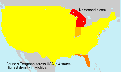 Surname Tengman in USA Surname Tengman in USA