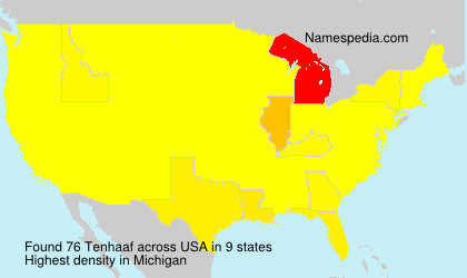 Surname Tenhaaf in USA Surname Tenhaaf in USA