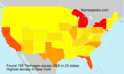 Surname Tenhagen in USA Surname Tenhagen in USA
