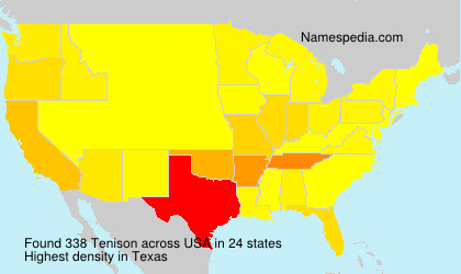 Surname Tenison in USA Surname Tenison in USA
