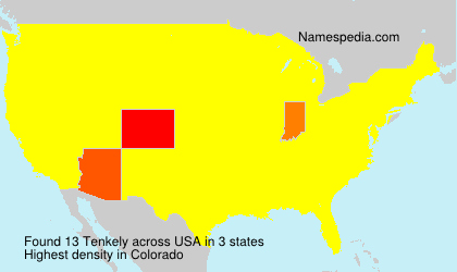 Surname Tenkely in USA Surname Tenkely in USA