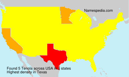 Surname Tenola in USA Surname Tenola in USA