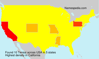 Surname Tensai in USA Surname Tensai in USA