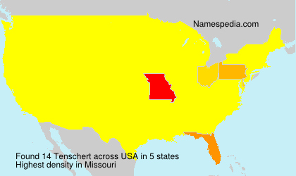 Surname Tenschert in USA Surname Tenschert in USA