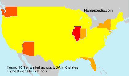 Surname Tenwinkel in USA Surname Tenwinkel in USA