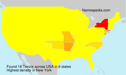 Surname Tenzie in USA Surname Tenzie in USA