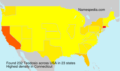 Surname Teodosio in USA Surname Teodosio in USA