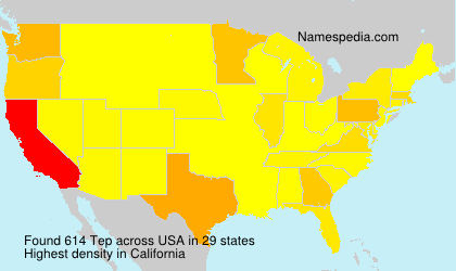 Surname Tep in USA Surname Tep in USA