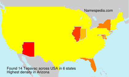 Surname Tepavac in USA Surname Tepavac in USA