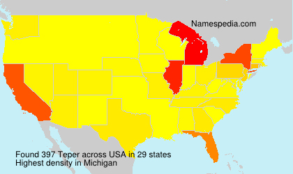 Surname Teper in USA Surname Teper in USA