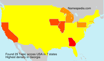 Surname Tepic in USA Surname Tepic in USA
