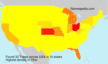 Surname Teppe in USA Surname Teppe in USA
