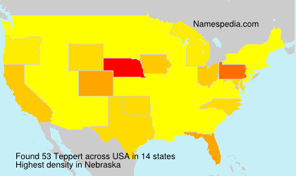 Surname Teppert in USA Surname Teppert in USA
