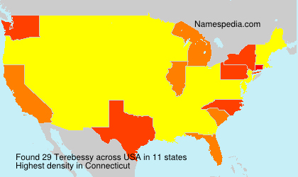 Surname Terebessy in USA Surname Terebessy in USA