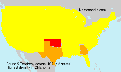 Surname Terebesy in USA Surname Terebesy in USA