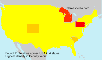 Surname Terebus in USA Surname Terebus in USA